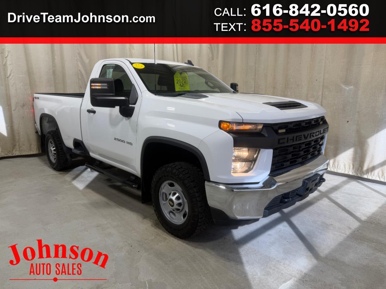 2022 Chevrolet Silverado 2500HD 4WD Reg Cab 142" Work Truck