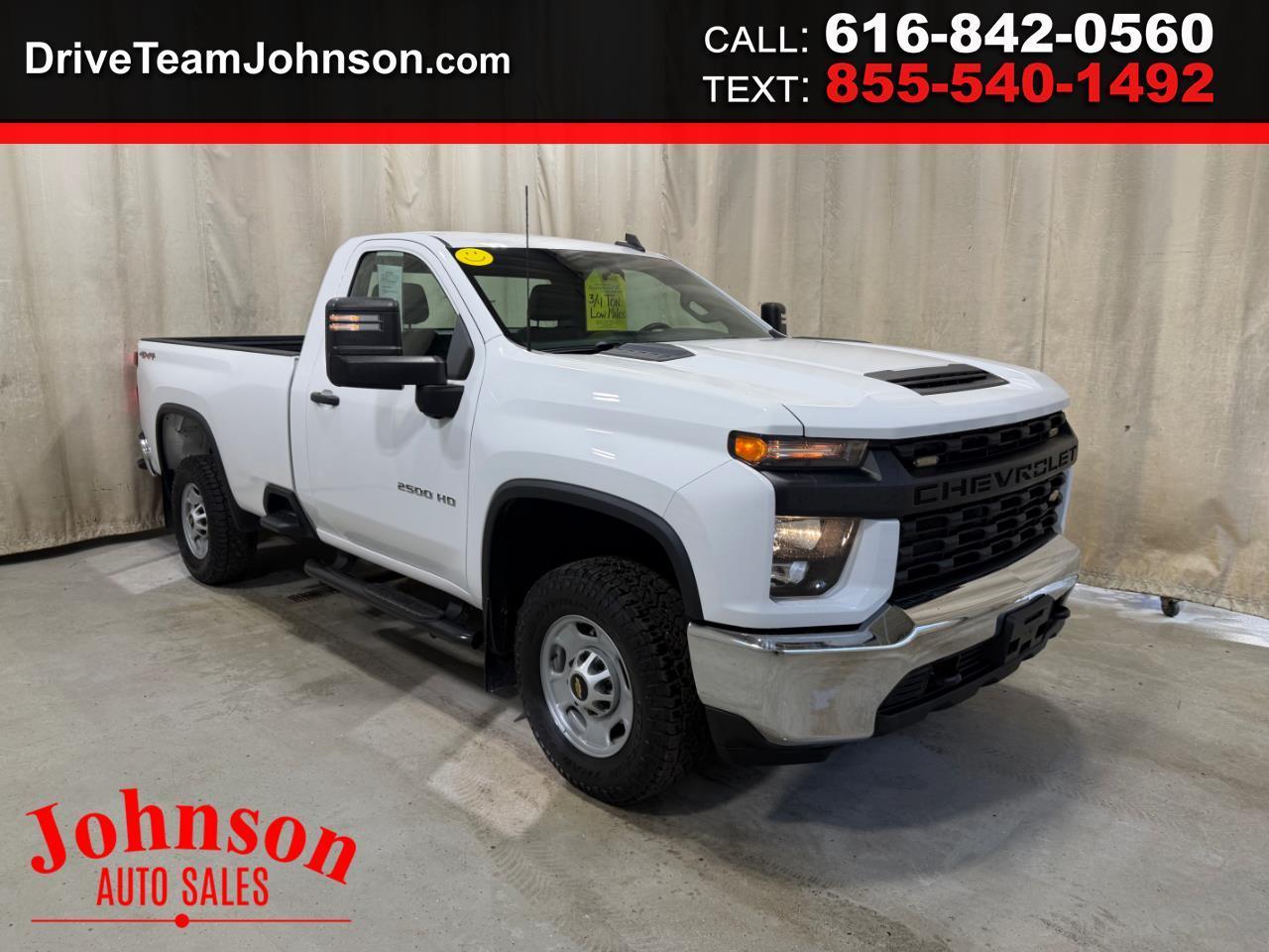 2022 Chevrolet Silverado 2500HD 4WD Reg Cab 142" Work Truck