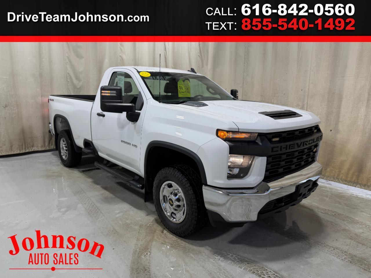 2022 Chevrolet Silverado 2500HD 4WD Reg Cab 142" Work Truck