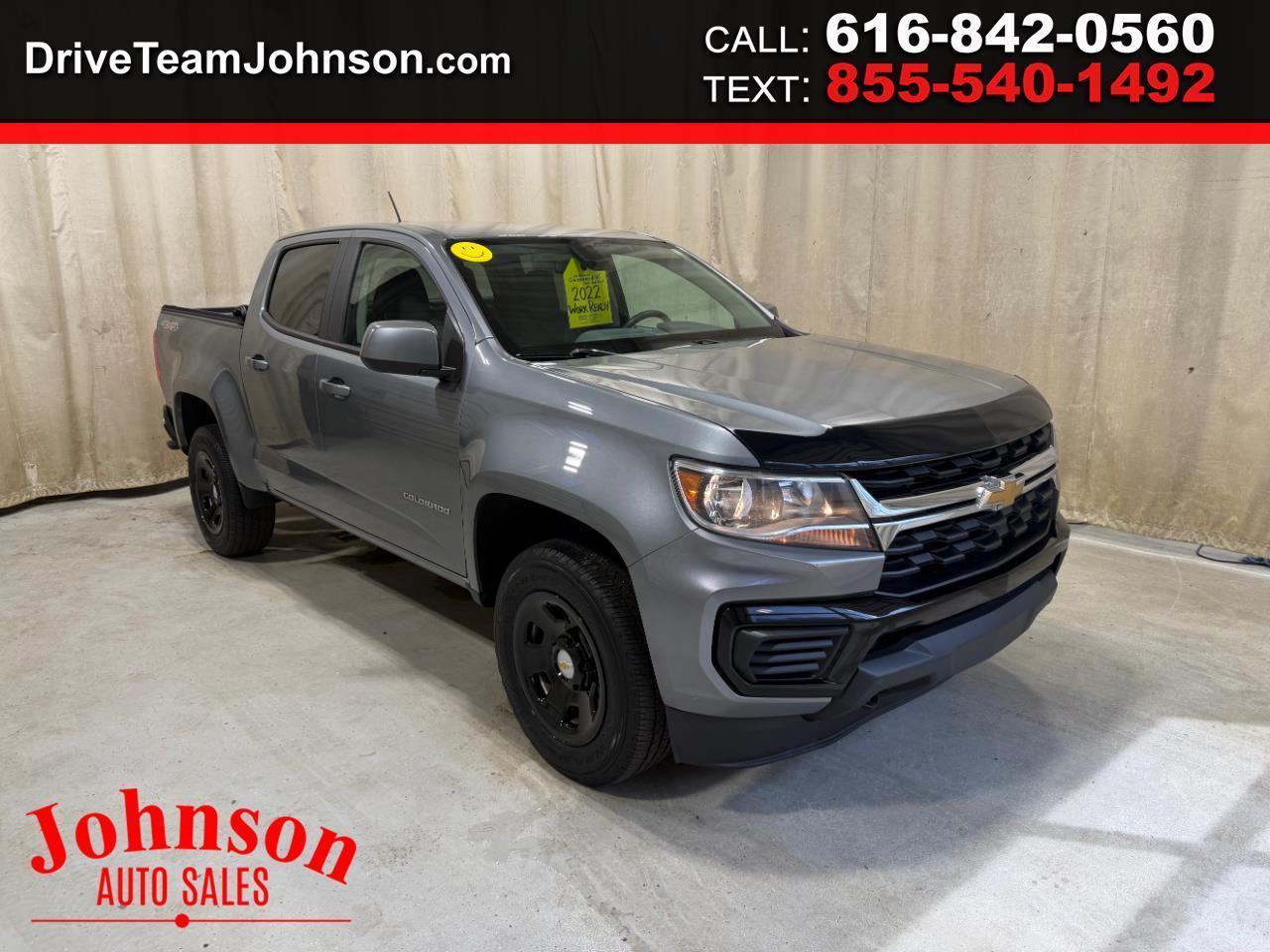 2022 Chevrolet Colorado 4WD Crew Cab 128" Work Truck