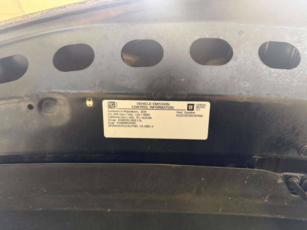 Chevrolet Malibu 4dr Sdn LS w/1FL 2019