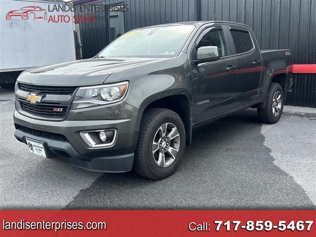 Green 2018 Chevrolet Colorado Pickup Truck Four-Wheel Drive 8-Speed Automatic