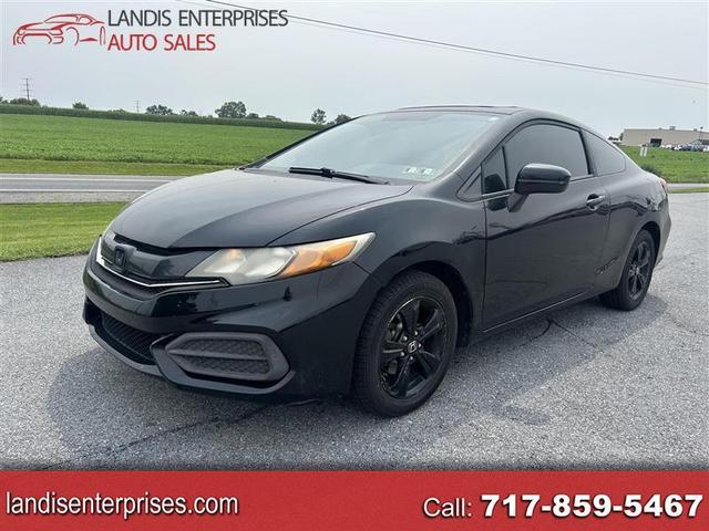 Black 2015 Honda Civic Coupe Coupe Front-Wheel Drive Continuously Variable Transmission