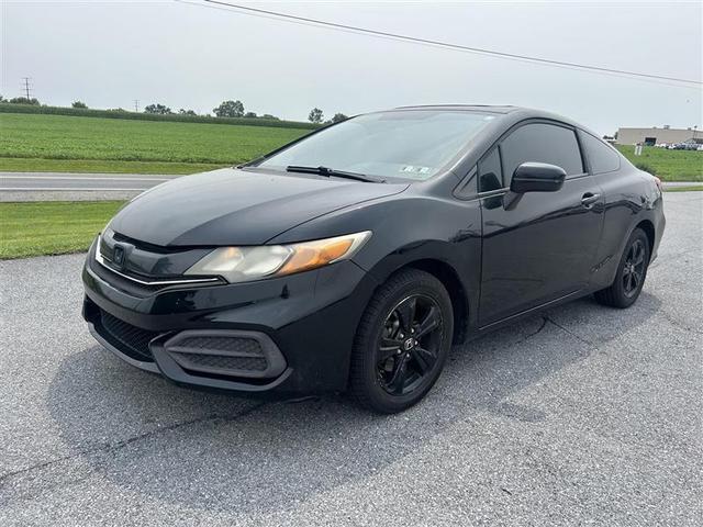 Black 2015 Honda Civic Coupe Coupe Front-Wheel Drive Continuously Variable Transmission