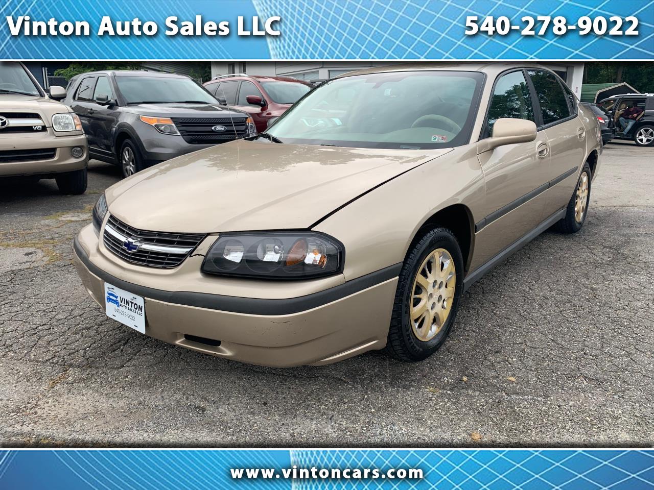Used 2004 Chevrolet Impala 4dr Sdn Police Pkg 9C1 for Sale in Vinton VA