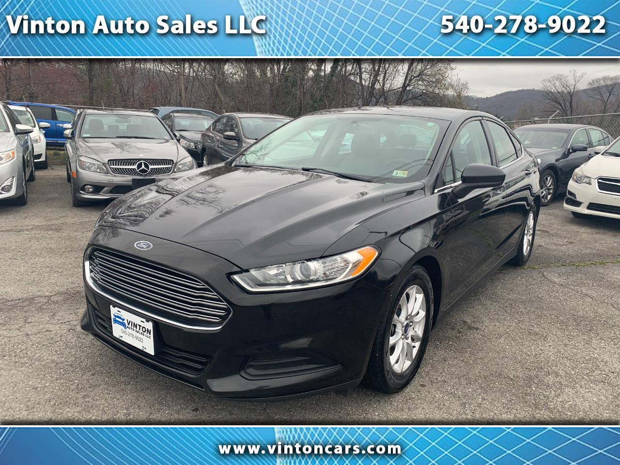 Used 2015 Ford Fusion 4dr Sdn S FWD for Sale in Vinton VA 24179 Vinton
