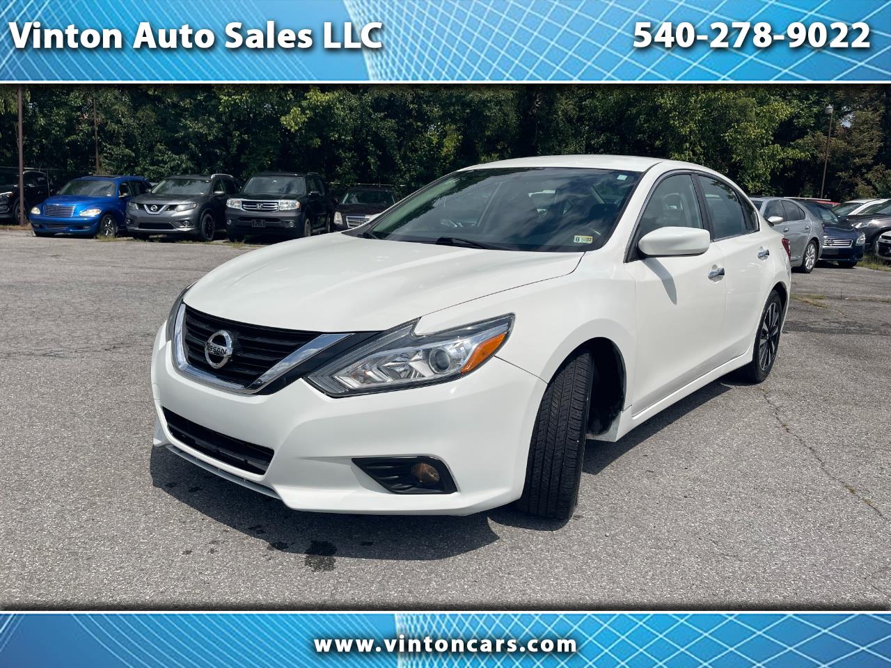 Used 2018 Nissan Altima 2.5 SV Sedan for Sale in Vinton VA 24179 Vinton Auto Sales LLC
