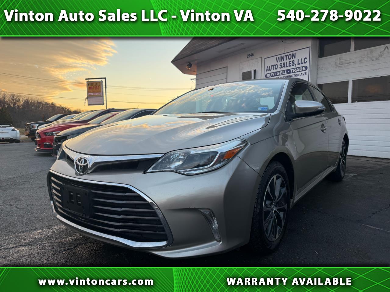 Toyota Avalon 4dr Sdn XLE Premium (Natl) 2016