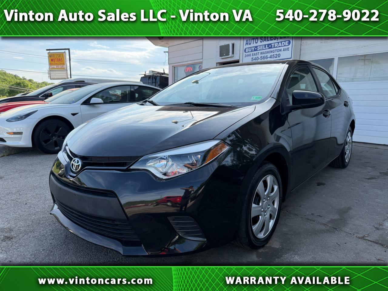 Toyota Corolla LE Premium 4D Sedan 2015