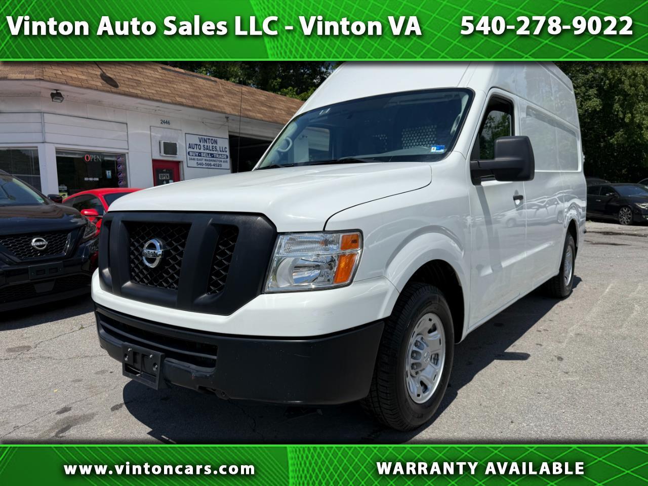 Nissan NV Cargo NV2500 HD High Roof V6 SV 2021