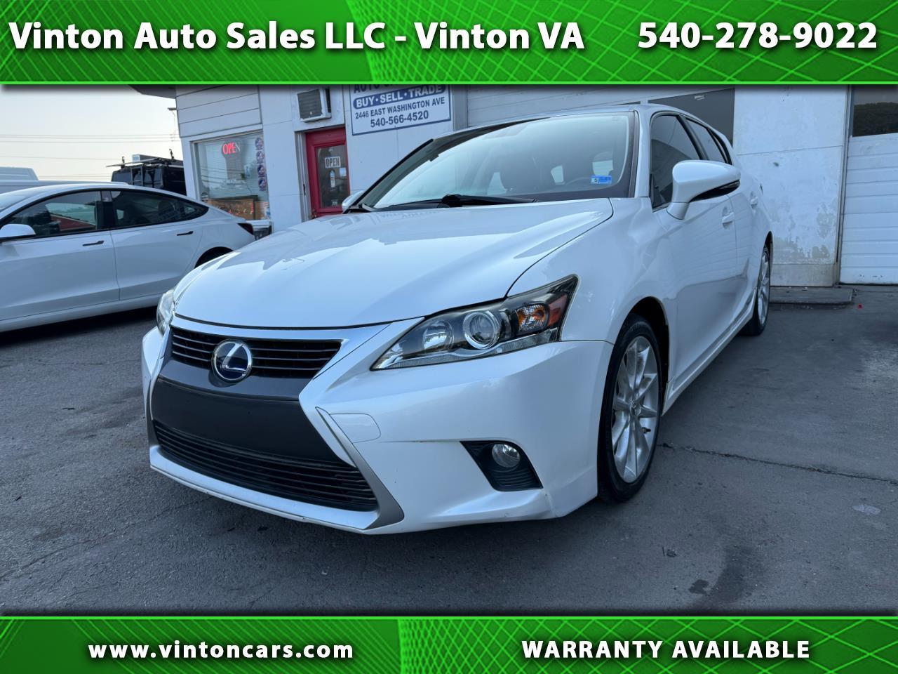 2015 Lexus CT 200h Hybrid 4D Hatchback
