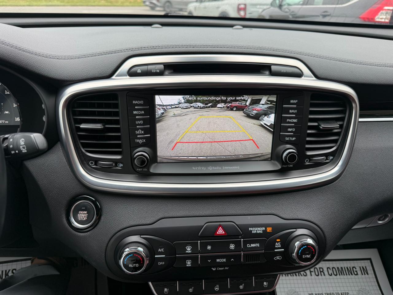 Kia Sorento SX V6 AWD 2017