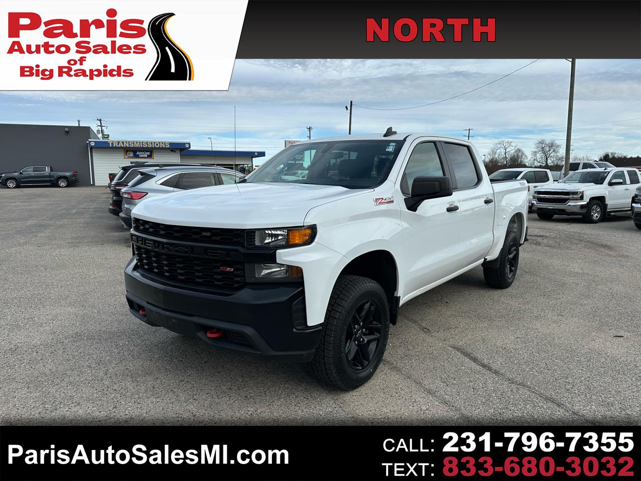 2021 Chevrolet Silverado 1500 Custom Trail Boss Crew Cab Long Box 4WD