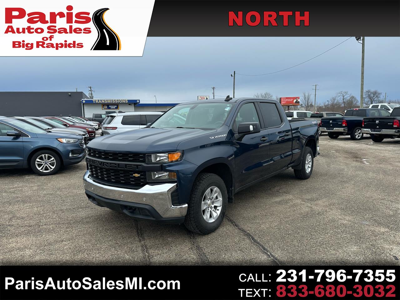 2021 Chevrolet Silverado 1500 Work Truck Crew Cab Long Box 4WD