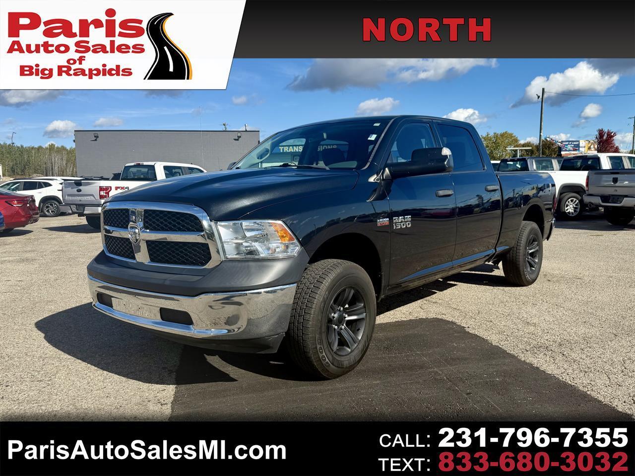 2017 RAM 1500 ST 4x4 Crew Cab 6'4" Box