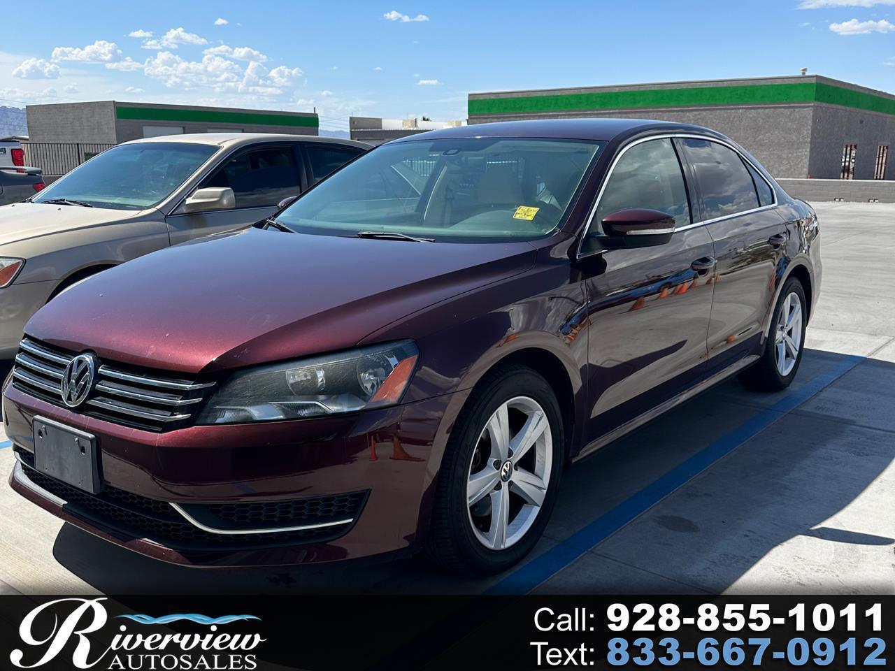 Volkswagen Passat 4dr Sdn 2.5L Auto SE PZEV 2013