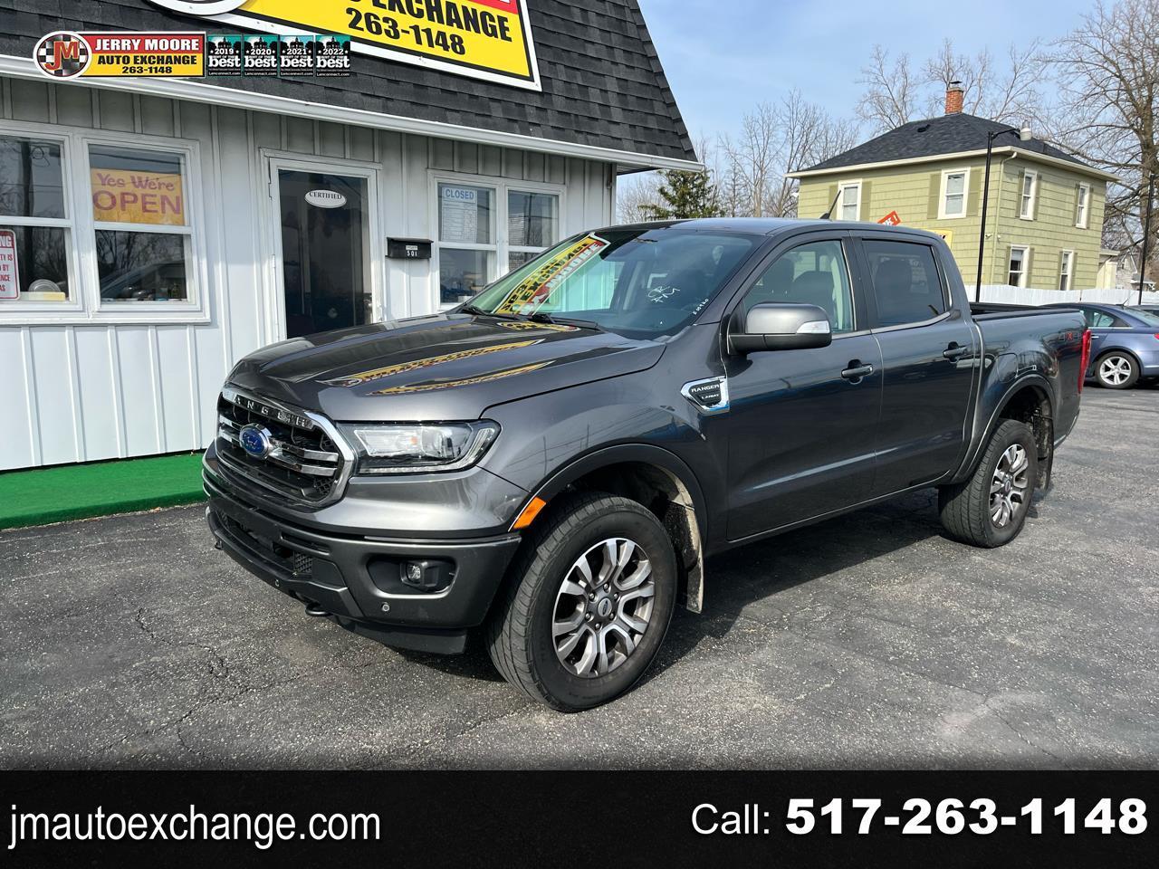 2020 Ford Ranger LARIAT 4WD SuperCrew 5' Box