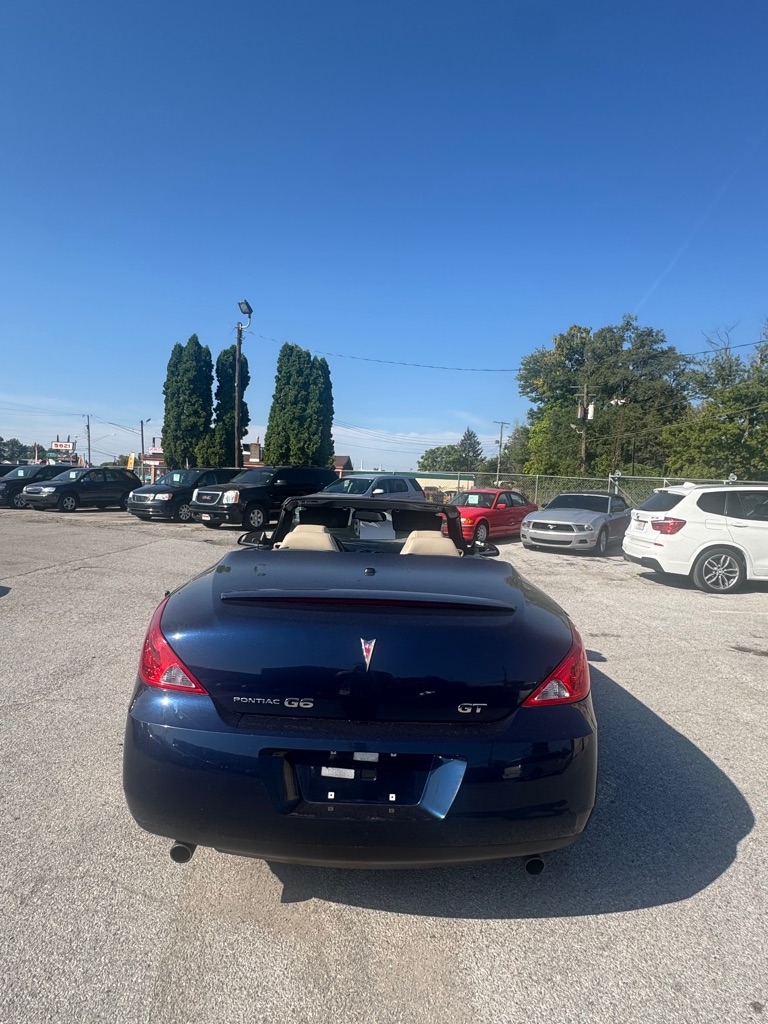 Pontiac G6 GT Convertible 2009 Pontiac G6 GT Convertible 2009