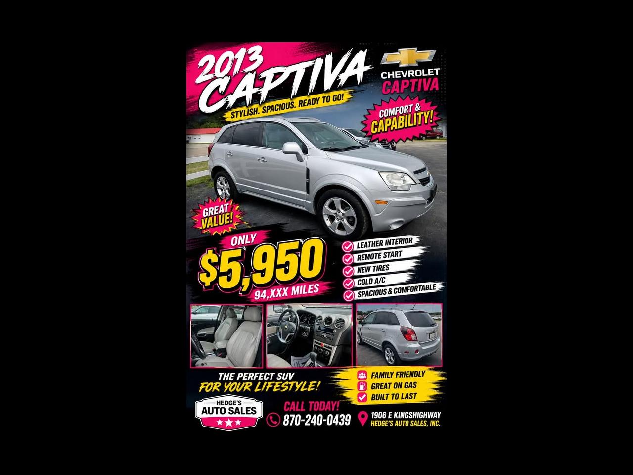 Chevrolet Captiva Sport Fleet FWD 4dr LTZ 2013