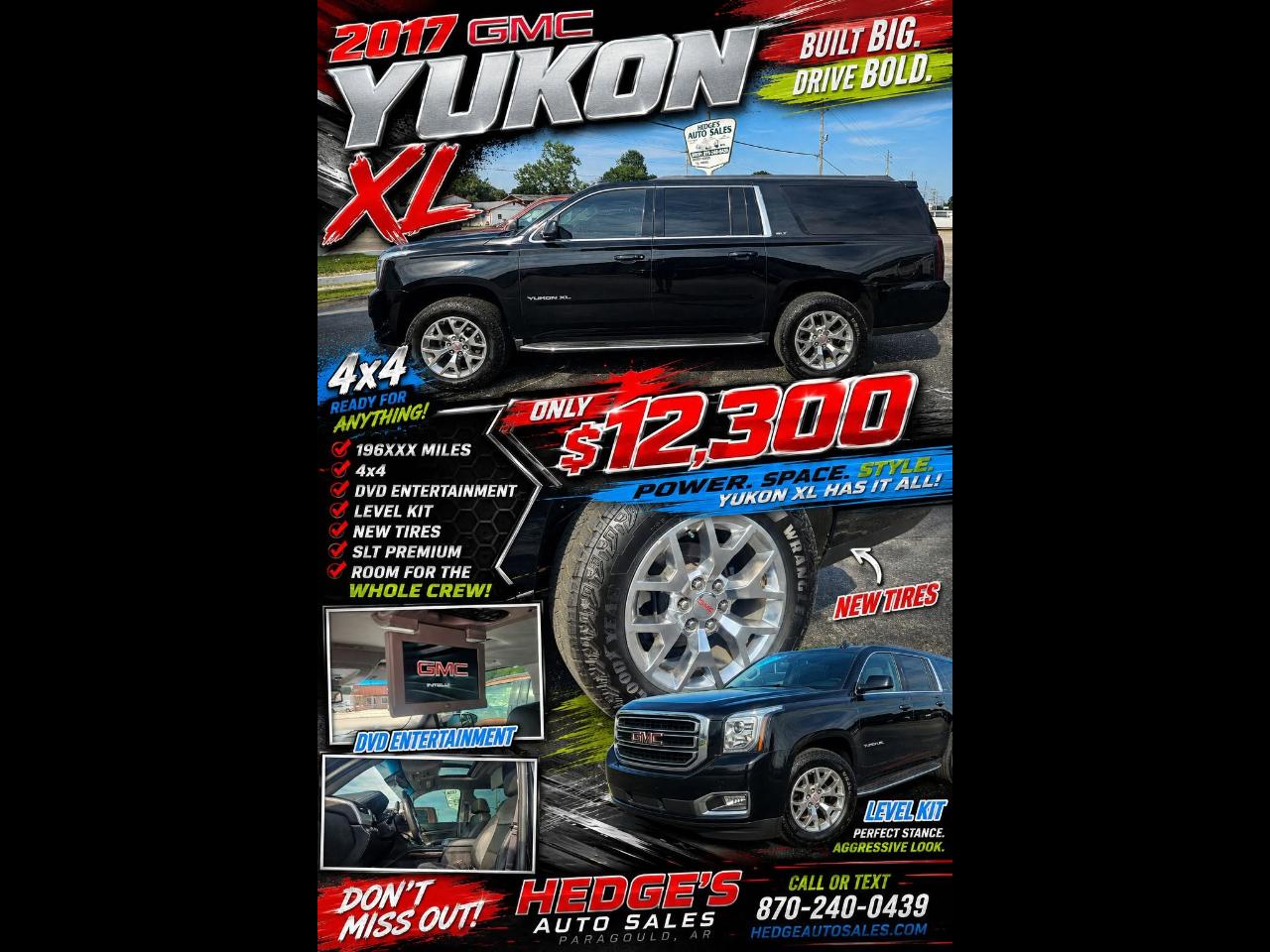 GMC Yukon XL SLT 4WD 2017