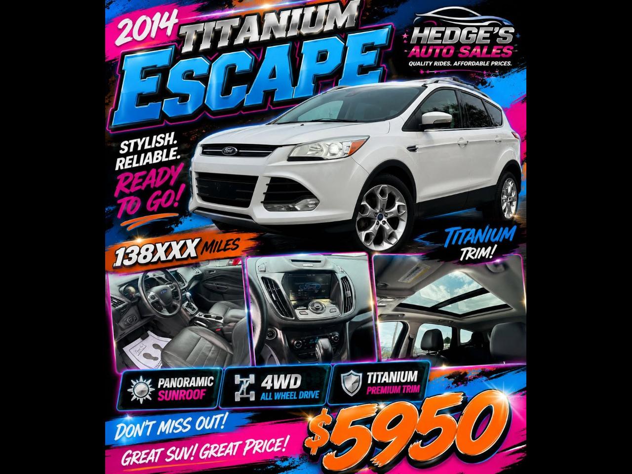 2014 Ford Escape Titanium 4WD