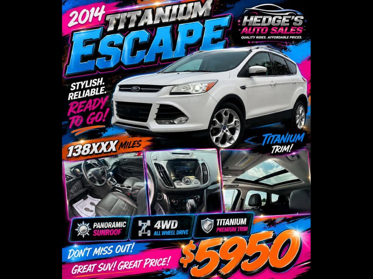 2014 Ford Escape Titanium 4WD
