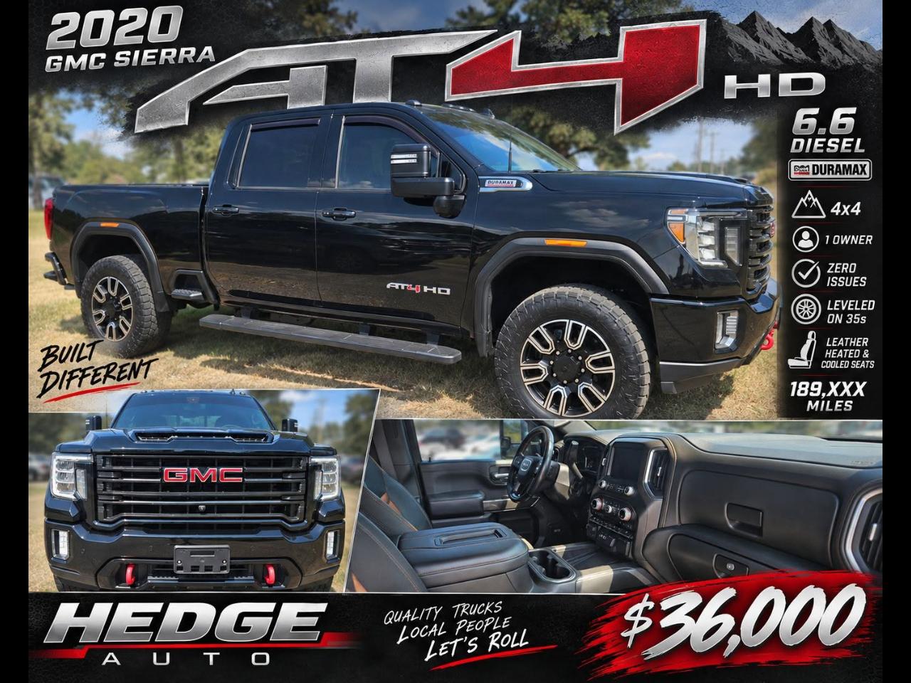 GMC Sierra 2500HD AT4 Crew Cab Long Box 4WD 2020