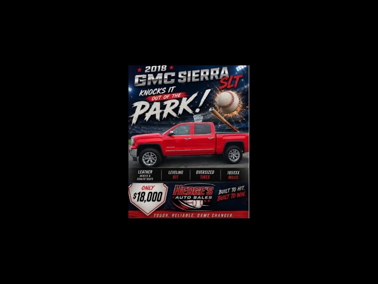 2018 GMC Sierra 1500 SLT Crew Cab 4WD