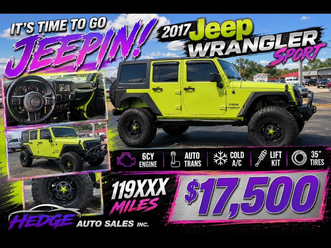 Jeep Wrangler Unlimited Sport 4WD 2017