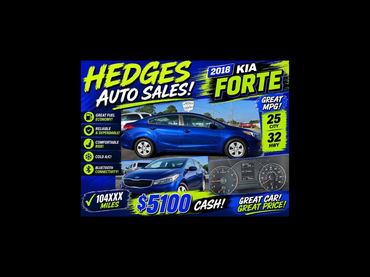 Kia Forte LX 6M 2018