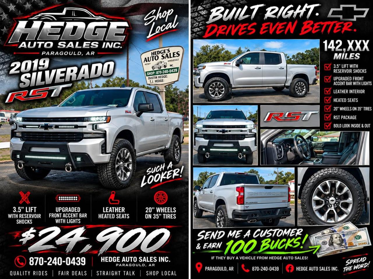 Chevrolet Silverado 1500 RST Crew Cab 4WD 2019