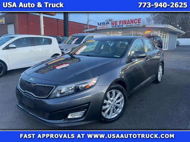 Gray 2015 Kia Optima Sedan Front-Wheel Drive Automatic