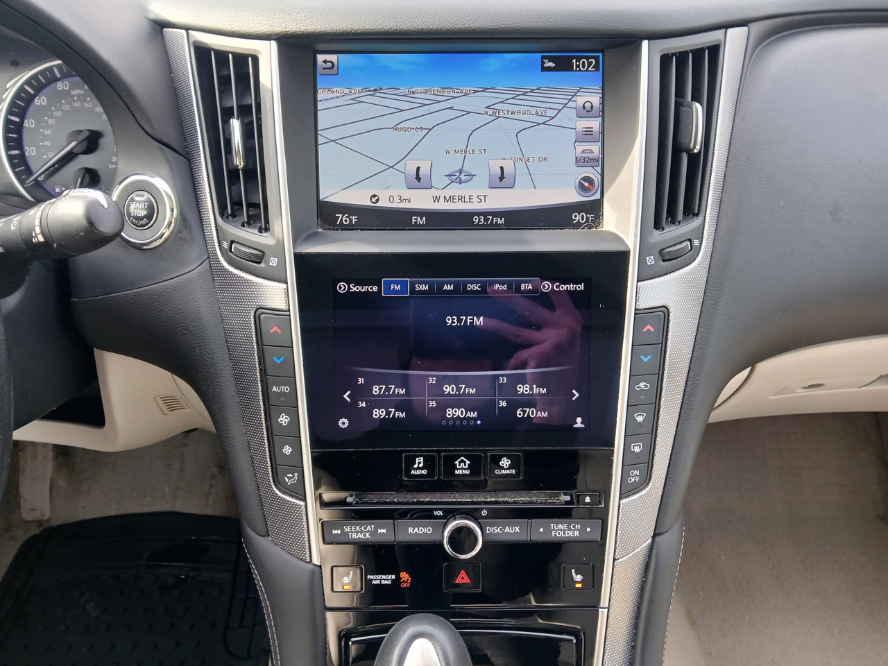 Infiniti Q50 4dr Sdn 2.0t Premium AWD 2016