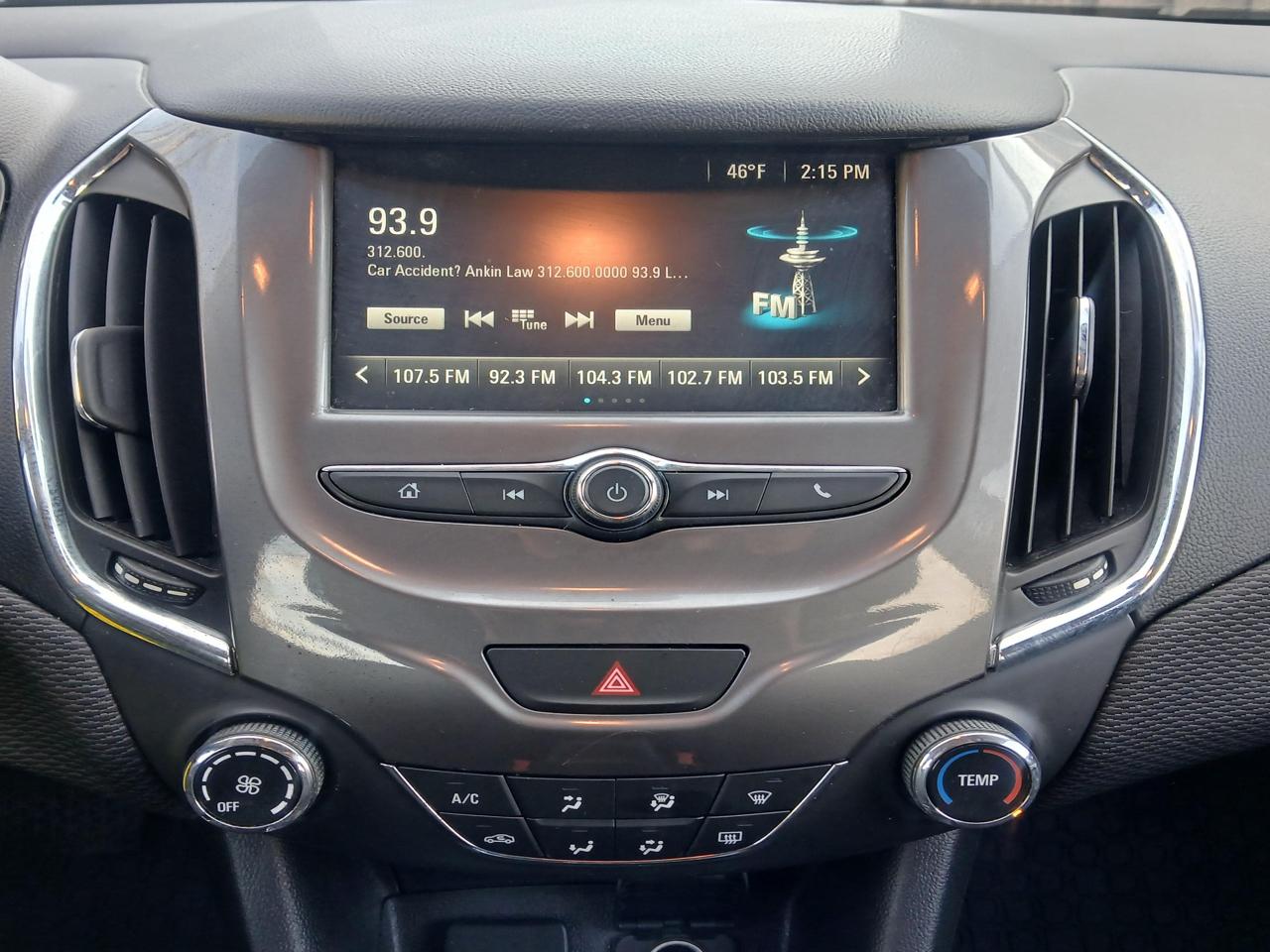 Chevrolet Cruze 4dr Sdn 1.4L LT w/1SD 2017