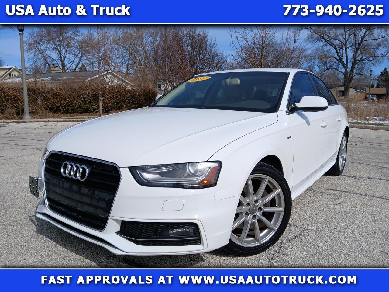 2014 Audi A4 4dr Sdn CVT FrontTrak 2.0T Premium Plus