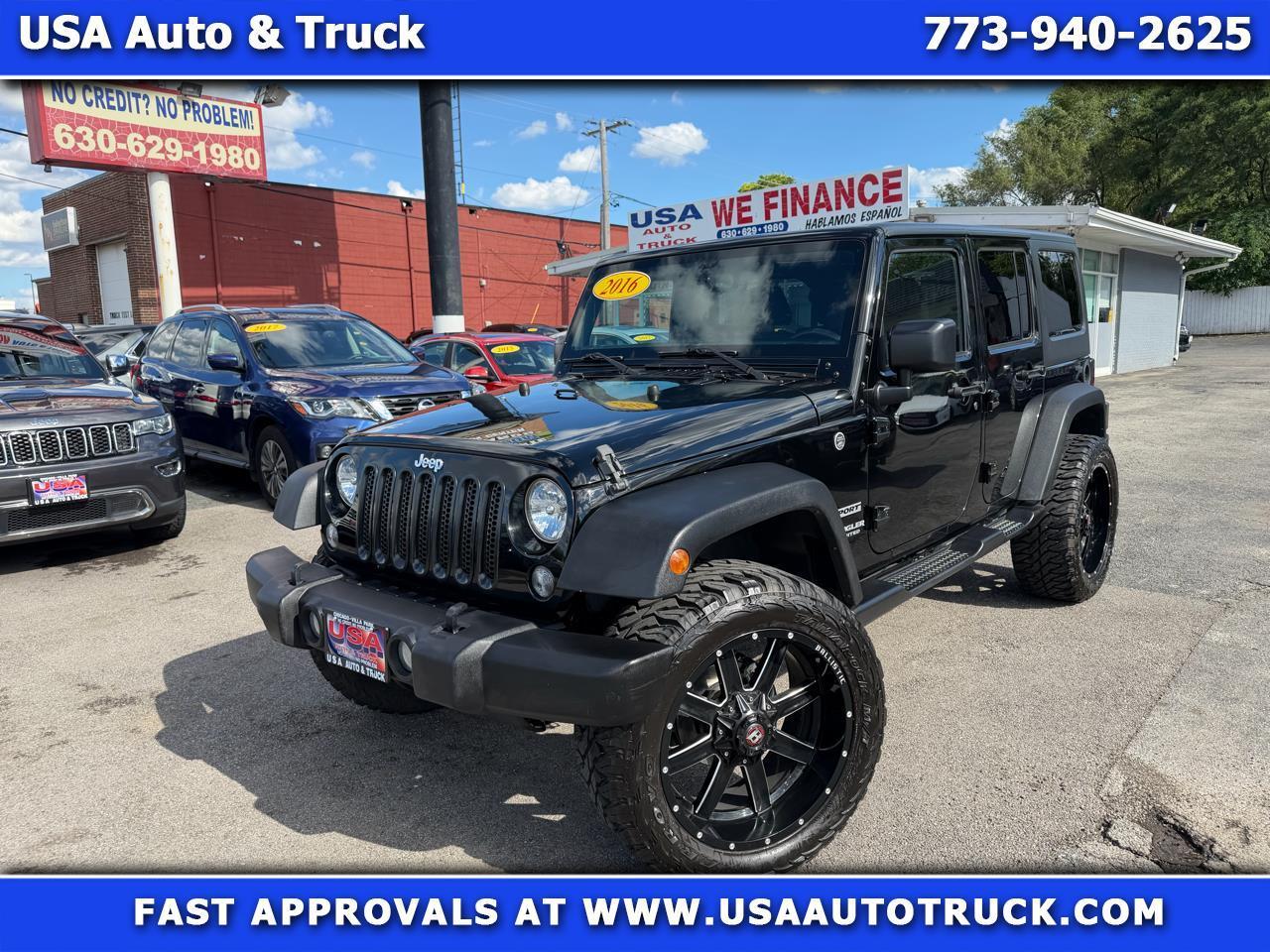 2016 Jeep Wrangler Unlimited 4WD 4dr Sport