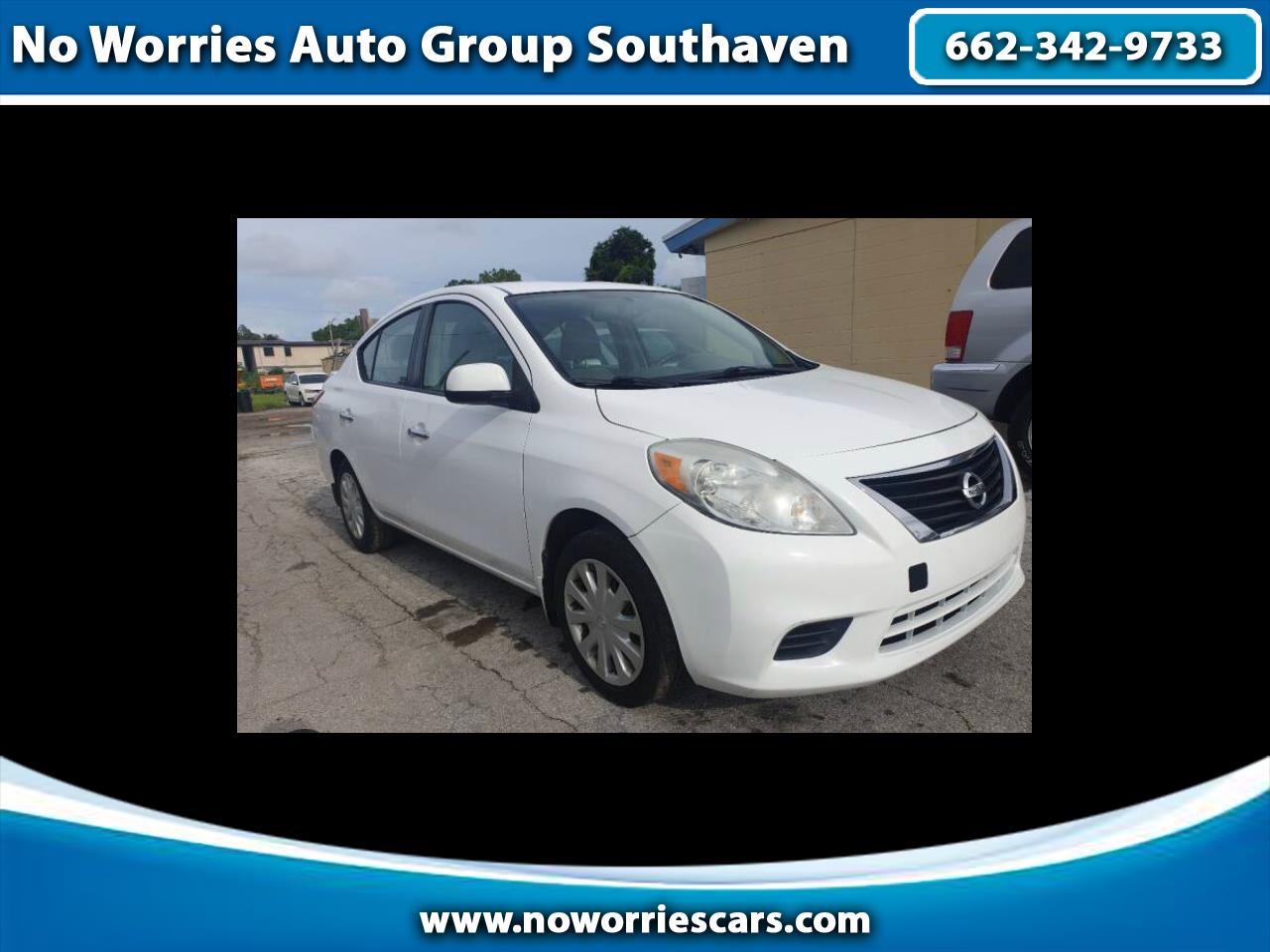 Used 2013 Nissan Versa 1.6 S 4A for Sale in Memphis TN 38122 No Worries