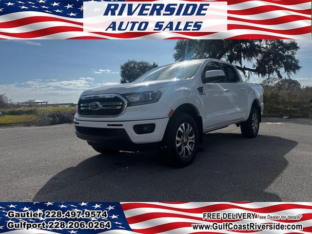 White 2022 Ford Ranger Lariat SuperCrew RWD Pickup Truck 4X2 Automatic