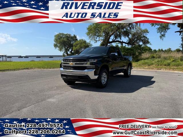 Black 2020 Chevrolet Silverado 1500 LT Double Cab 4WD Pickup Truck Four-Wheel Drive Automatic