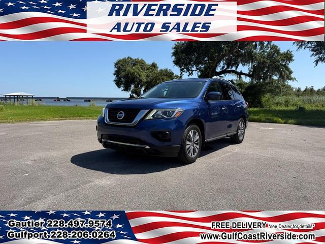 Blue 2019 Nissan Pathfinder SUV / Crossover Front-Wheel Drive Automatic