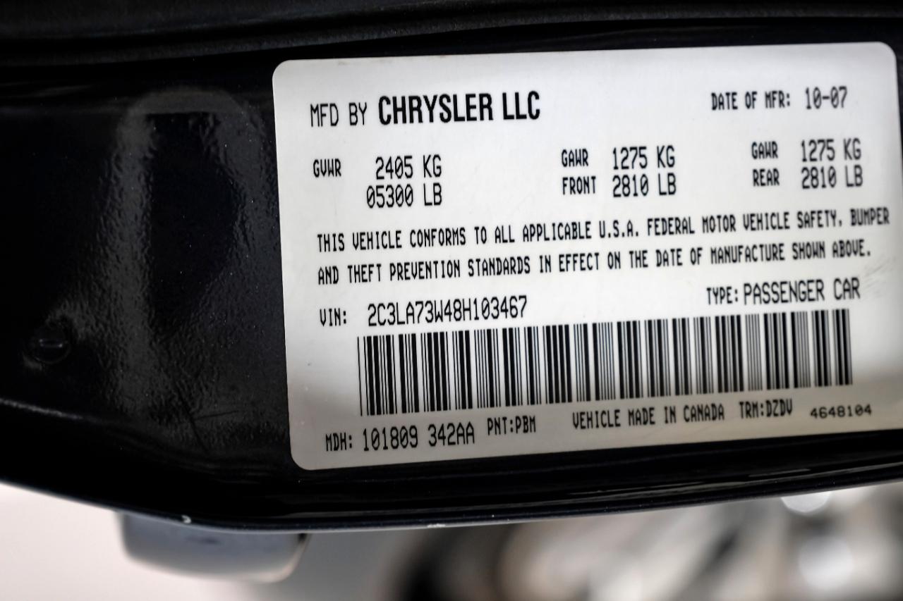 Chrysler 300 4dr Sdn 300C SRT8 RWD 2008