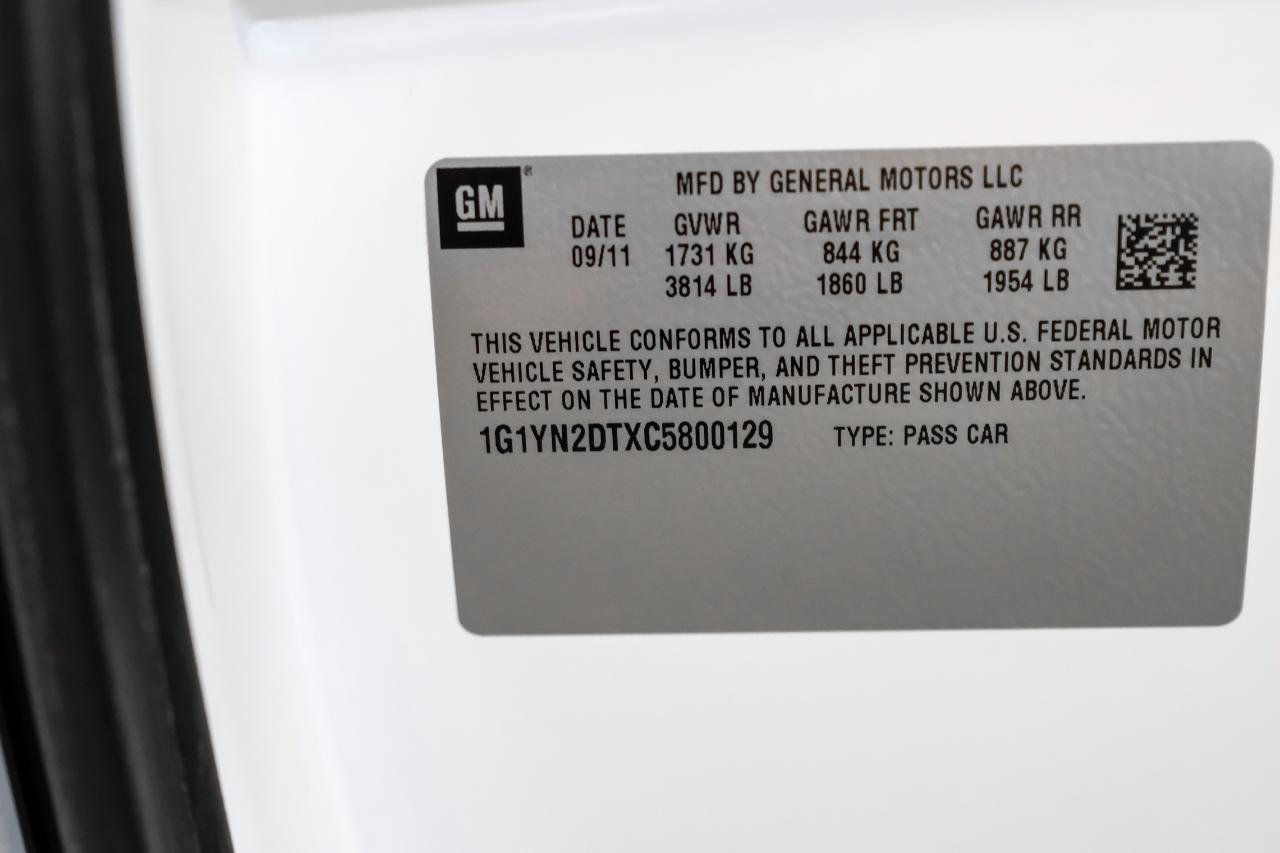 Chevrolet Corvette 2dr Cpe ZR1 w/3ZR 2012