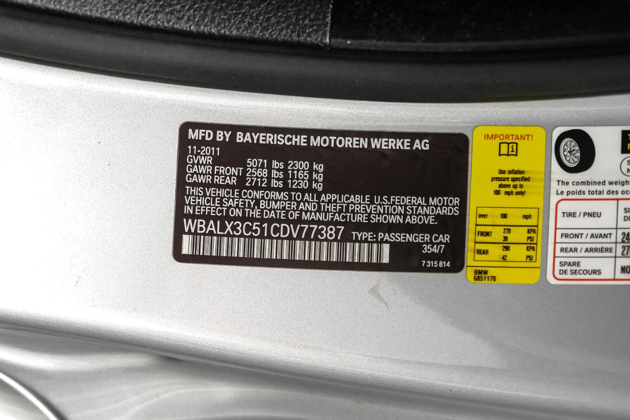 BMW 6 Series 2dr Cpe 650i 2012