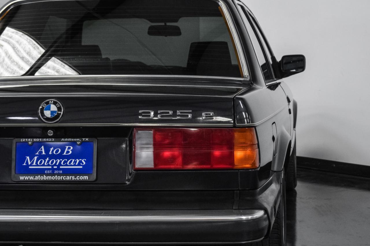 BMW 325e 4dr Sedan 4dr 5-Spd 1985
