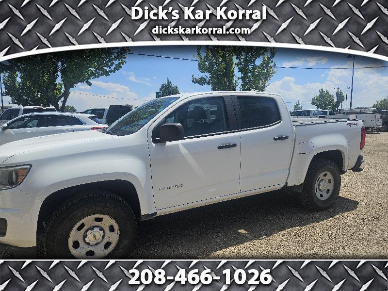 2016 Chevrolet Colorado Work Truck Crew Cab 4WD Short Box