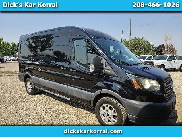 Black 2016 Ford Transit Cargo Van Rear-Wheel Drive Automatic