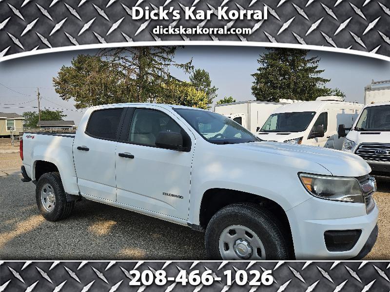 2016 Chevrolet Colorado Work Truck Crew Cab 4WD Short Box