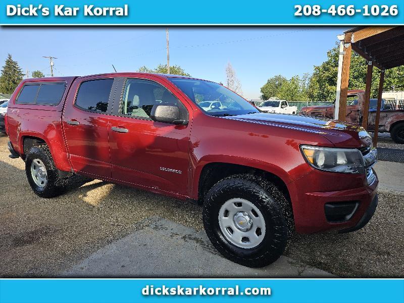 2016 Chevrolet Colorado Work Truck Crew Cab 4WD Short Box
