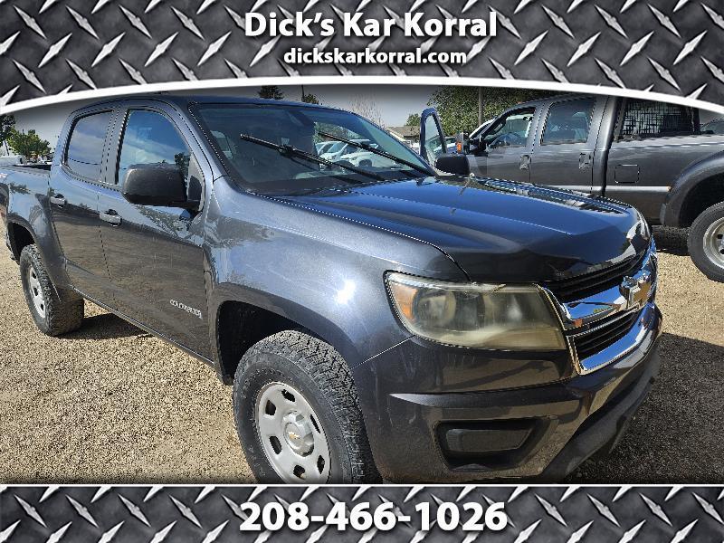 2016 Chevrolet Colorado Work Truck Crew Cab 4WD Short Box