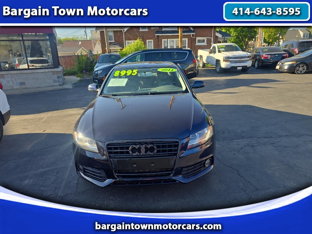 2011 Audi A4 2.0T Sedan quattro Tiptronic